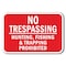 Signmission Safety Sign, 12 in Height, Aluminum, No Tres - No Tres Hunt A-1218 No Tres - No Tres Hunt - alternate 1